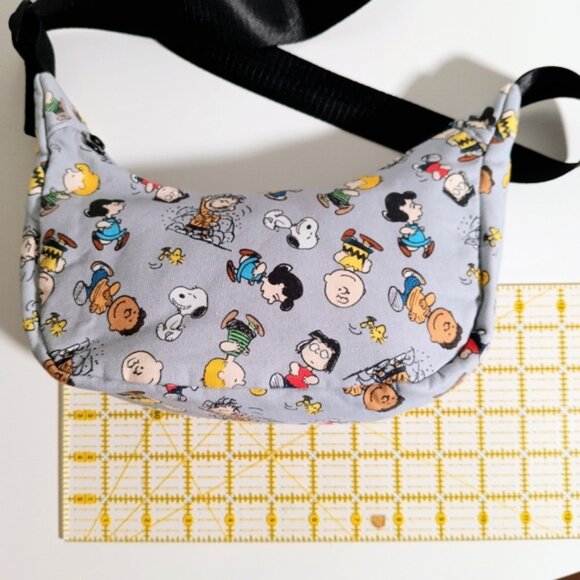 Custom Peanuts Snoopy Small Crescent Bag Grey - Picture 6 of 7